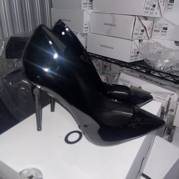 Brand New Womens Aldo Heel Black - Picture 2 of 4